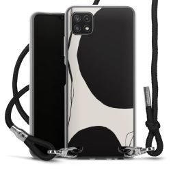 Carry Case Transparent Fabric black/silver