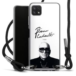 New Carry Case Transparent Stoff schwarz/silber