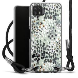 New Carry Case Transparent Stoff schwarz/silber