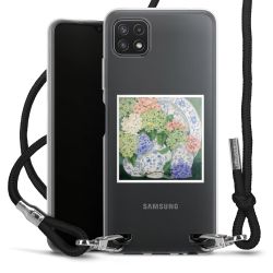 New Carry Case Transparent Stoff schwarz/silber