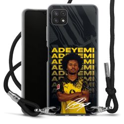 New Carry Case Transparent Stoff schwarz/silber