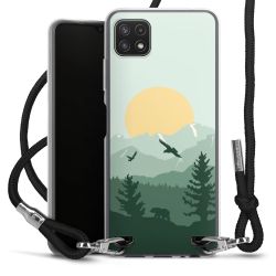 New Carry Case Transparent Stoff schwarz/silber