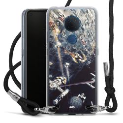 Carry Case Transparent Fabric black/silver