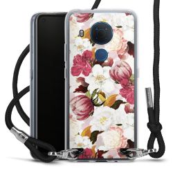 Carry Case Transparent Fabric black/silver