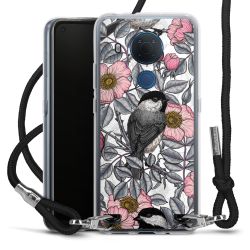 Carry Case Transparent Fabric black/silver