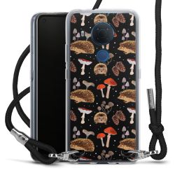 Carry Case Transparent Fabric black/silver