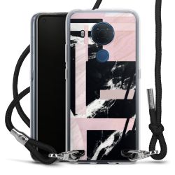 Carry Case Transparent Fabric black/silver