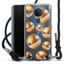 New Carry Case Transparent Stoff schwarz/silber