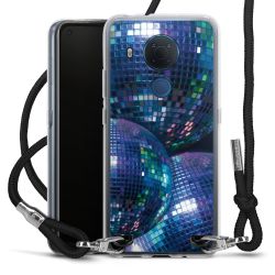 New Carry Case Transparent Stoff schwarz/silber