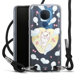 New Carry Case Transparent Stoff schwarz/silber