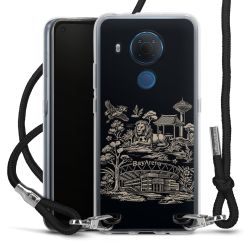 Carry Case Stoff schwarz/silber