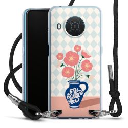 New Carry Case Transparent Stoff schwarz/silber