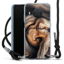 New Carry Case Transparent Stoff schwarz/silber