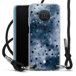 New Carry Case Transparent Stoff schwarz/silber