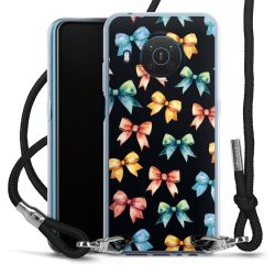 New Carry Case Transparent Stoff schwarz/silber