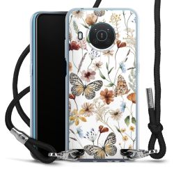 New Carry Case Transparent Stoff schwarz/silber