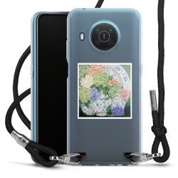 New Carry Case Transparent Stoff schwarz/silber