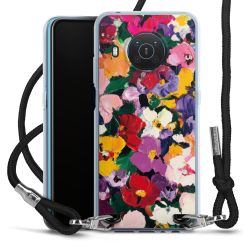 New Carry Case Transparent Stoff schwarz/silber