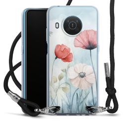 New Carry Case Transparent Stoff schwarz/silber