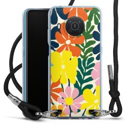 New Carry Case Transparent Stoff schwarz/silber