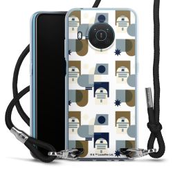 New Carry Case Transparent Stoff schwarz/silber