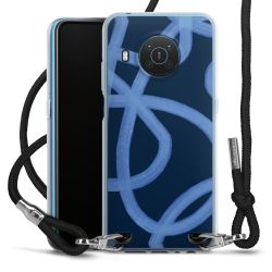 New Carry Case Transparent Stoff schwarz/silber