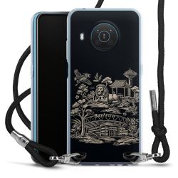 Carry Case Stoff schwarz/silber