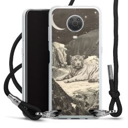 Carry Case Transparent Fabric black/silver