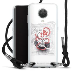 Carry Case Transparent Fabric black/silver