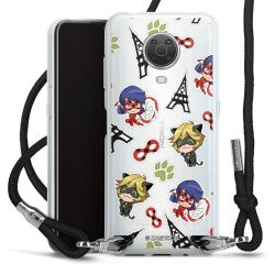 Carry Case Transparent Fabric black/silver