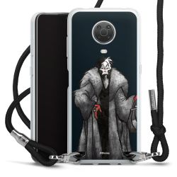 New Carry Case Transparent Stoff schwarz/silber