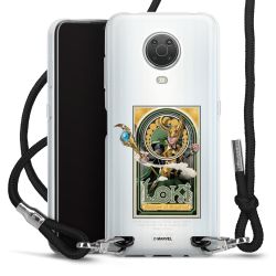 New Carry Case Transparent Stoff schwarz/silber