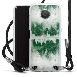 Carry Case Transparent Fabric black/silver