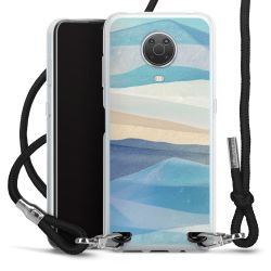 Carry Case Transparent Fabric black/silver