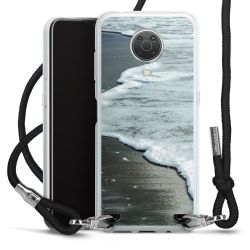 New Carry Case Transparent Stoff schwarz/silber