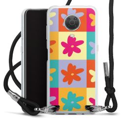 New Carry Case Transparent Stoff schwarz/silber