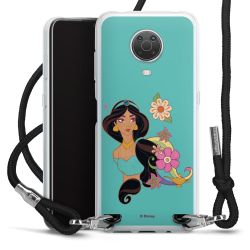 New Carry Case Transparent Stoff schwarz/silber