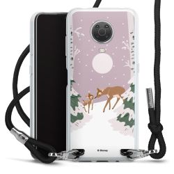 New Carry Case Transparent Stoff schwarz/silber