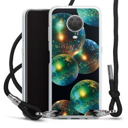 New Carry Case Transparent Stoff schwarz/silber