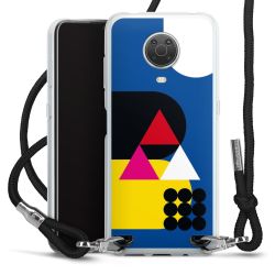 New Carry Case Transparent Stoff schwarz/silber