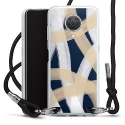 New Carry Case Transparent Stoff schwarz/silber