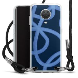 New Carry Case Transparent Stoff schwarz/silber