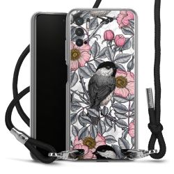 Carry Case Transparent Fabric black/silver