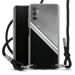 Carry Case Transparent Fabric black/silver