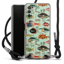 New Carry Case Transparent Stoff schwarz/silber