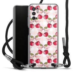 New Carry Case Transparent Stoff schwarz/silber