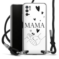 New Carry Case Transparent Stoff schwarz/silber