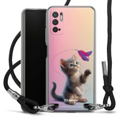 New Carry Case Transparent Stoff schwarz/silber