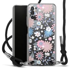 New Carry Case Transparent Stoff schwarz/silber