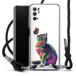 New Carry Case Transparent Stoff schwarz/silber